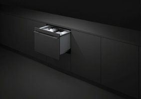 Fisher & Paykel - Integrated Single DishDrawer, Top Control, Tall, Stainelss Interior, Panel Ready 43 dba - Multi - Front_Zoom