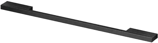 Front. Fisher & Paykel - Contemporary Fine 30" 1 pc Handle Kit - Black.