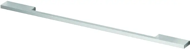Front. Fisher & Paykel - Contemporary Fine 30" 1 pc Handle Kit - Silver.