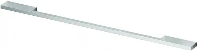 Front. Fisher & Paykel - Contemporary Fine 24" 1 pc Handle Kit - Silver.