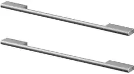 Fisher & Paykel - Professional Round Flush Handle Kit for RF170W Refrigerator - Stainless Steel