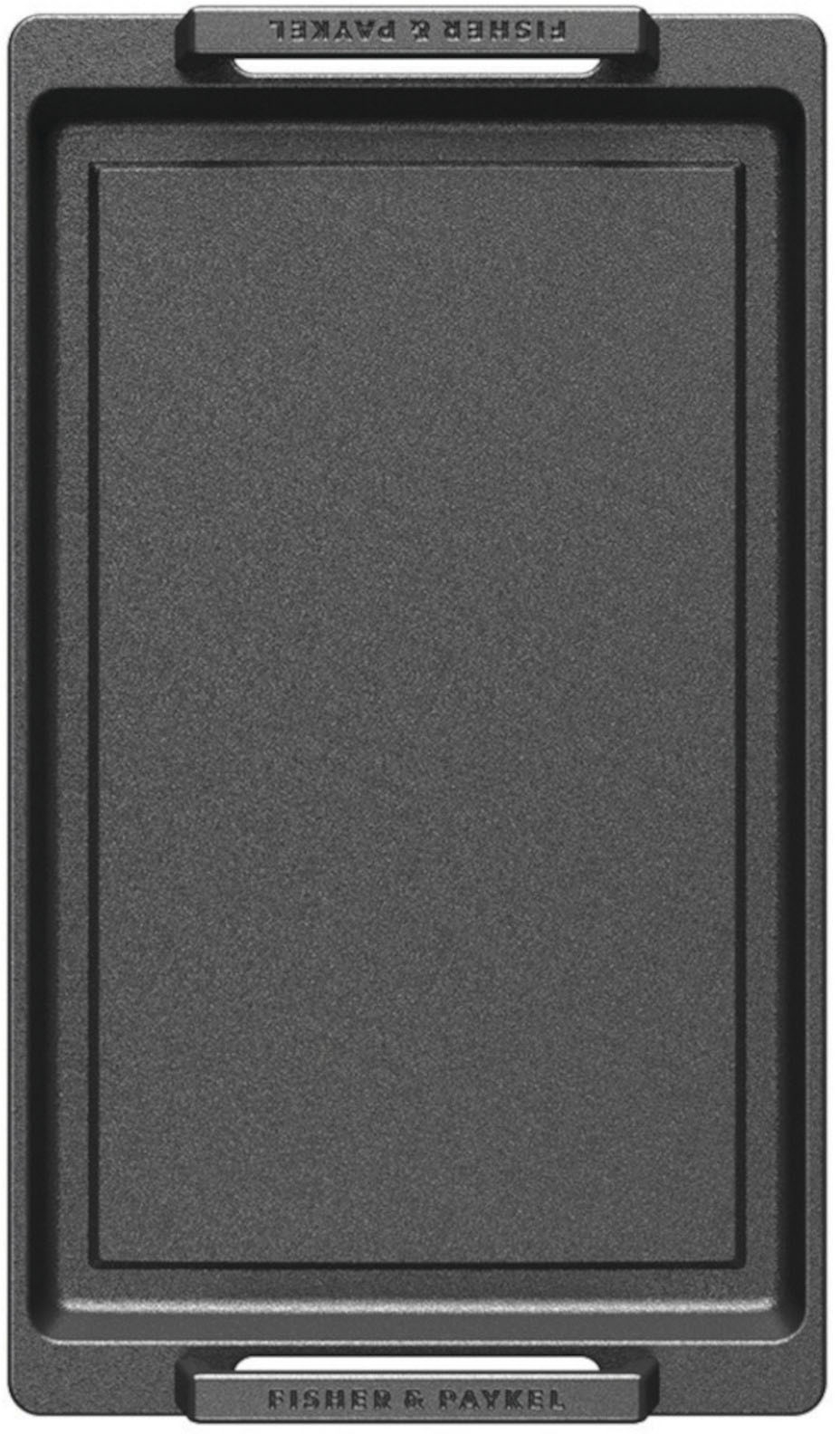 Image of Fisher & Paykel - Non-Stick Flat Griddle Plate & Hybrid Roast Dish - Black