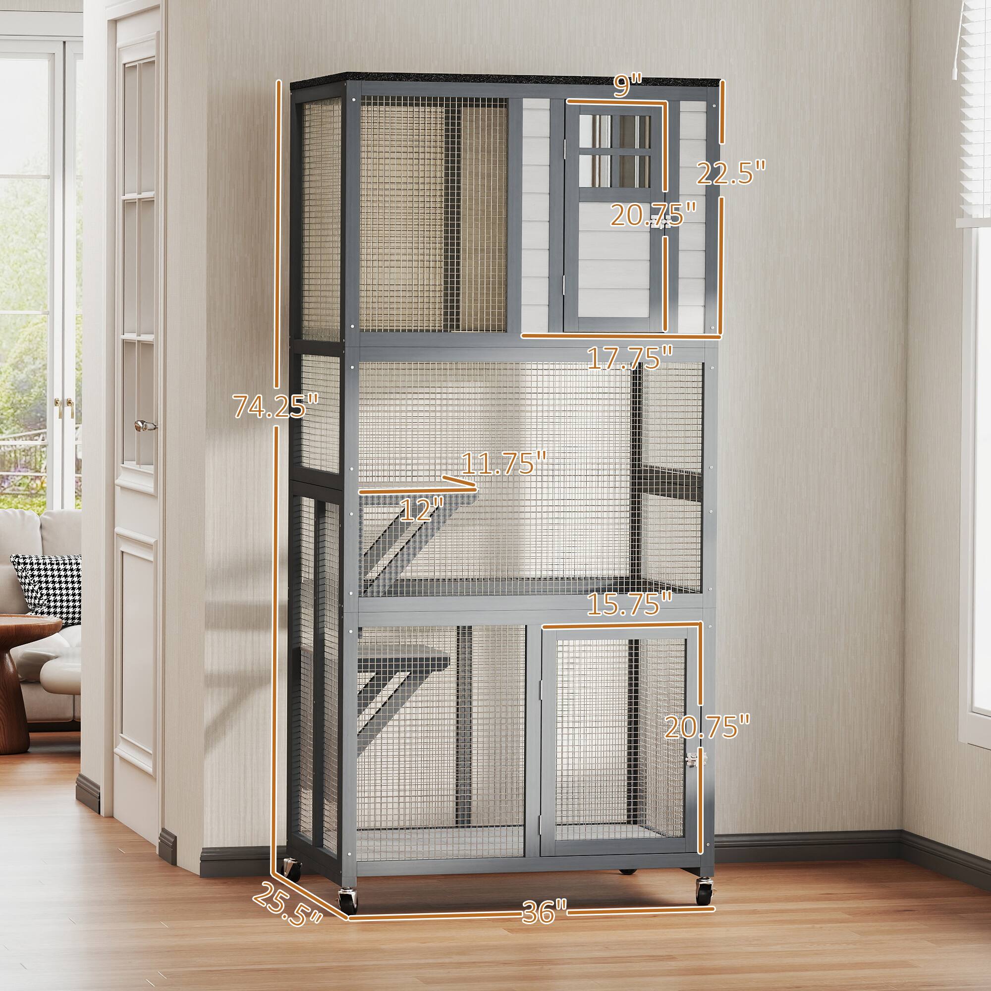 - 9"
- 22.5"
- 20.75"
- 74.25"
- 17.75"
- 11.75"
- 12"
- 15.75"
- 20.75"
- 25.5"
- 36"