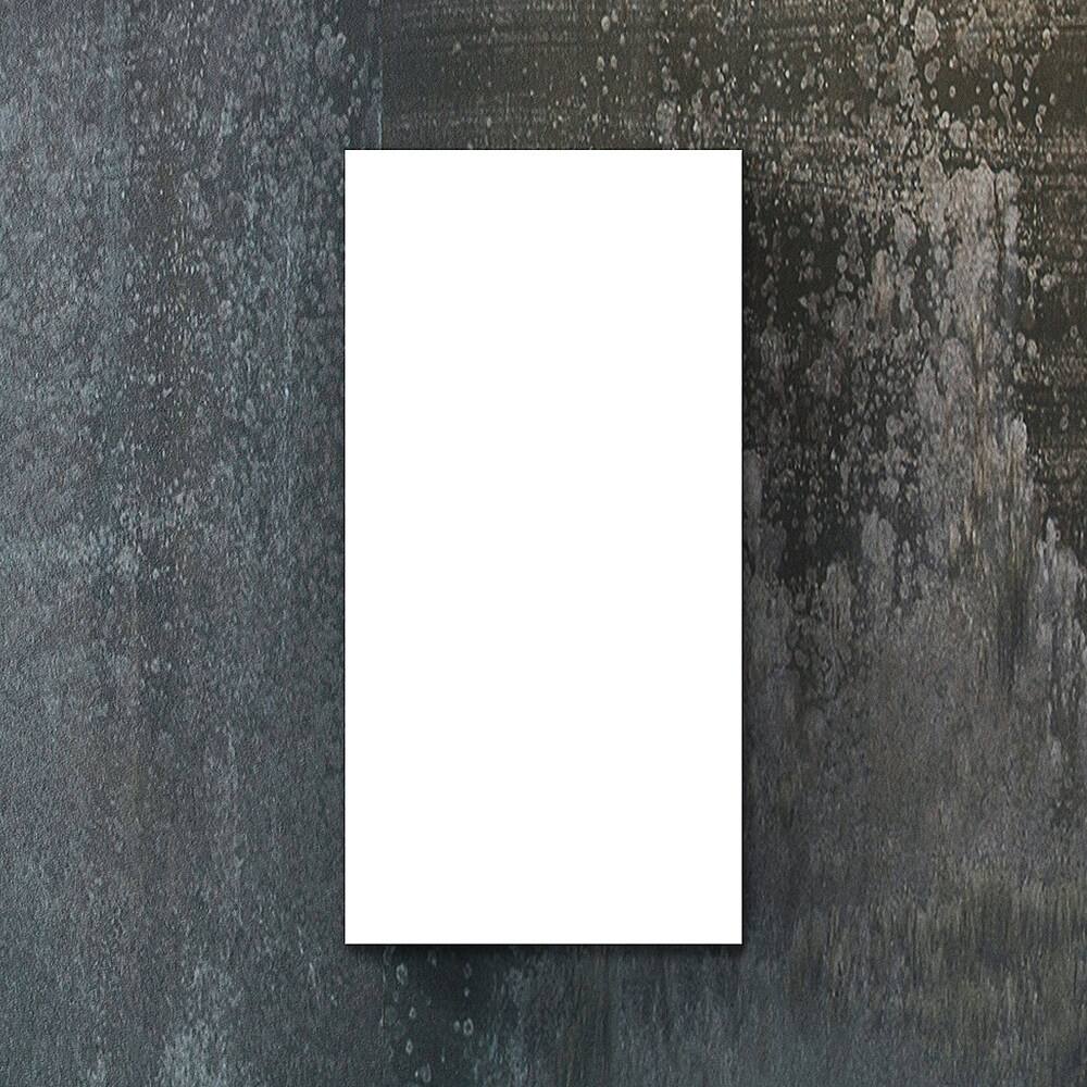 Left View: Heat Storm Glass Heat Panel - White