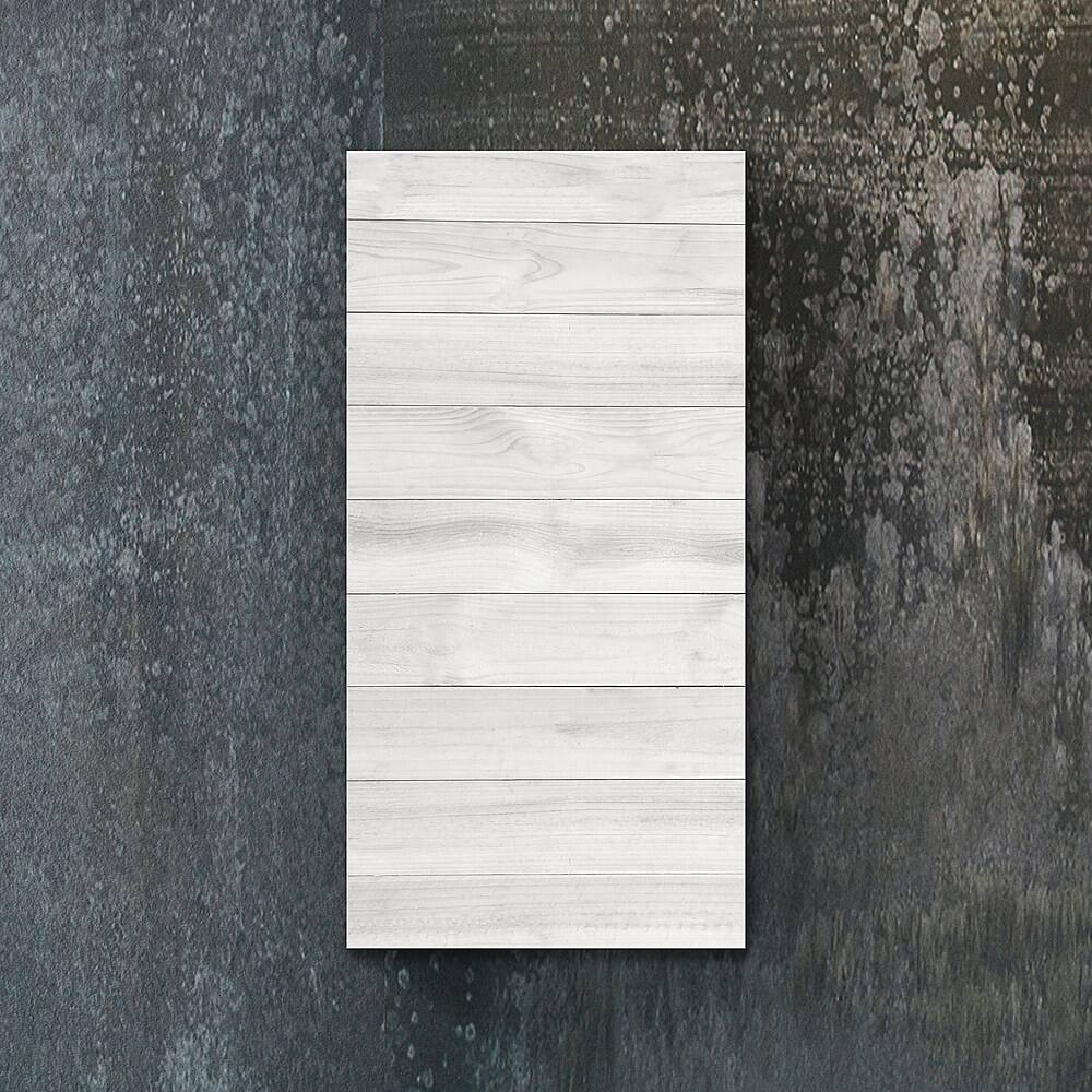 Left View: Heat Storm Glass Heat Panel - Gray