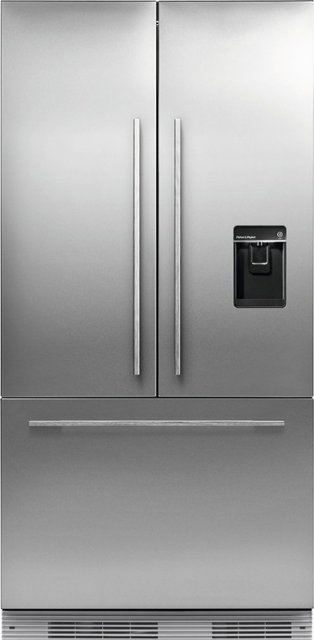 Fisher & Paykel – ActiveSmart 16.8 Cu. Ft. 36 in French Door Built-In Refrigerator – Custom Panel Ready