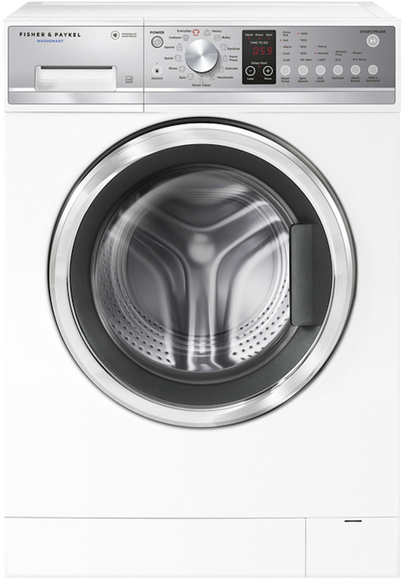 Fisher & Paykel - 2.4 cu. ft. High Efficiency Front Load Washer - White