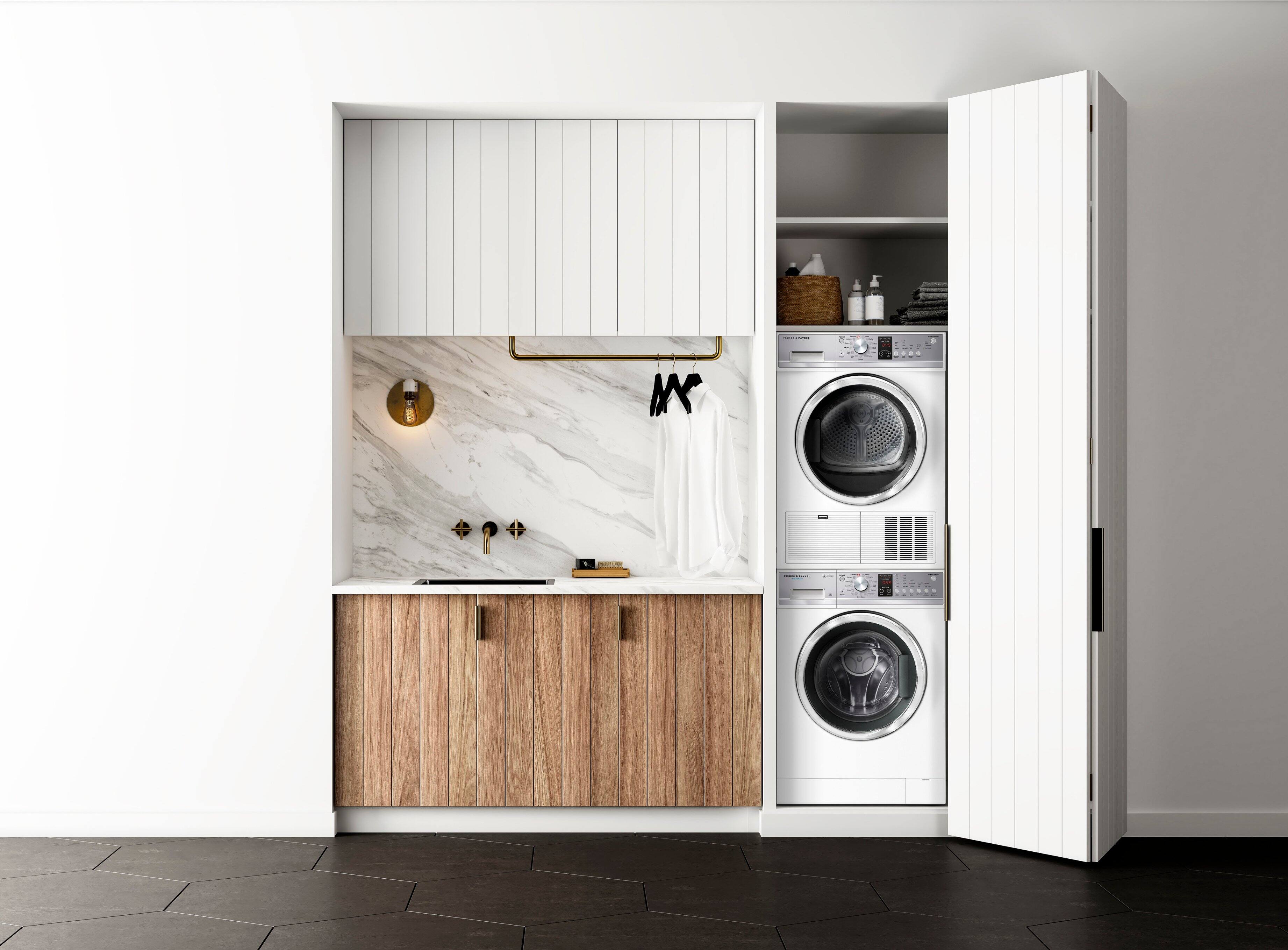 Alt View 2. Fisher & Paykel - 2.4 cu. ft. High Efficiency Front Load Washer - White.