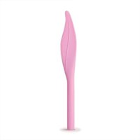 plusOne - Vibrating Feather Tickler - Pink - Front_Zoom