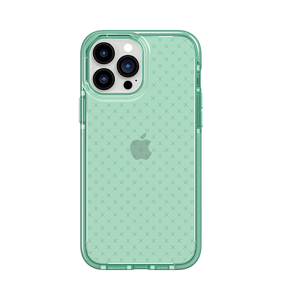Tech21 - EvoCheck Hard Shell Case for Apple iPhone 13 Pro Max/iPhone 12 Pro Max - Sage Green