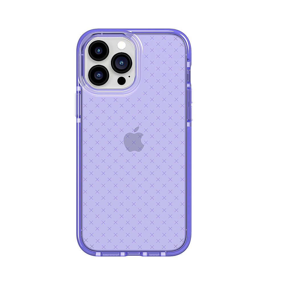 Tech21 - EvoCheck Hard Shell Case for Apple iPhone 13 Pro Max/iPhone 12 Pro Max - Lavender