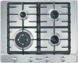 Miele - 25 in. Wide 5 Burner KM 2012 - Stainless Steel