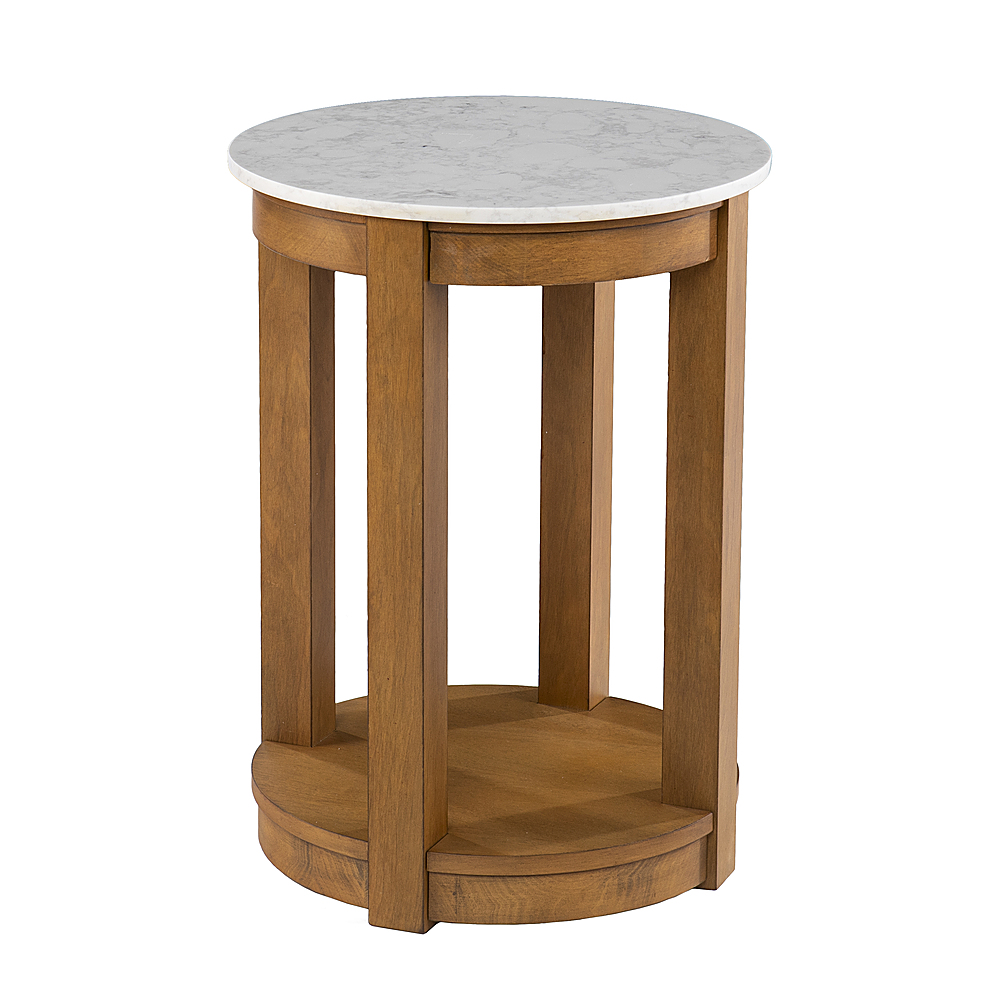 Angle View: SEI Furniture - Chandlen Round End Table