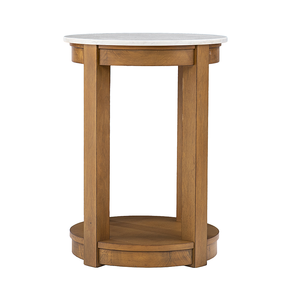 Left View: SEI Furniture - Chandlen Round End Table