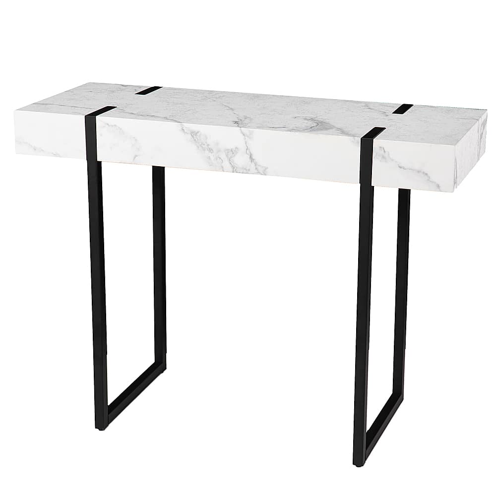 Angle View: Southern Enterprises - Rangley Modern Faux Marble Console Table