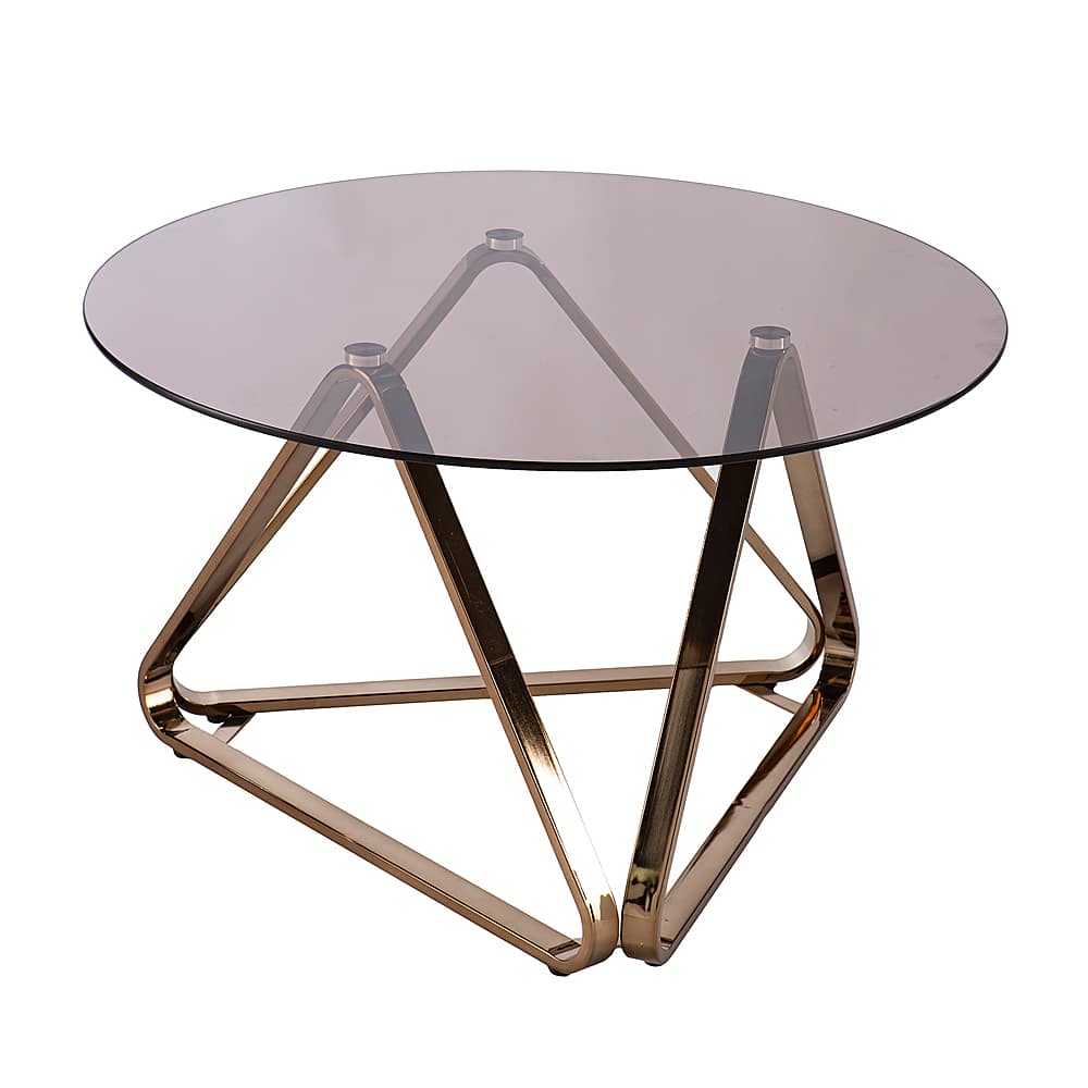 Angle View: Southern Enterprises - Stondon Round Cocktail Table