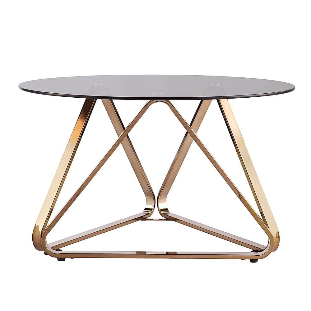 Left View: Southern Enterprises - Stondon Round Cocktail Table