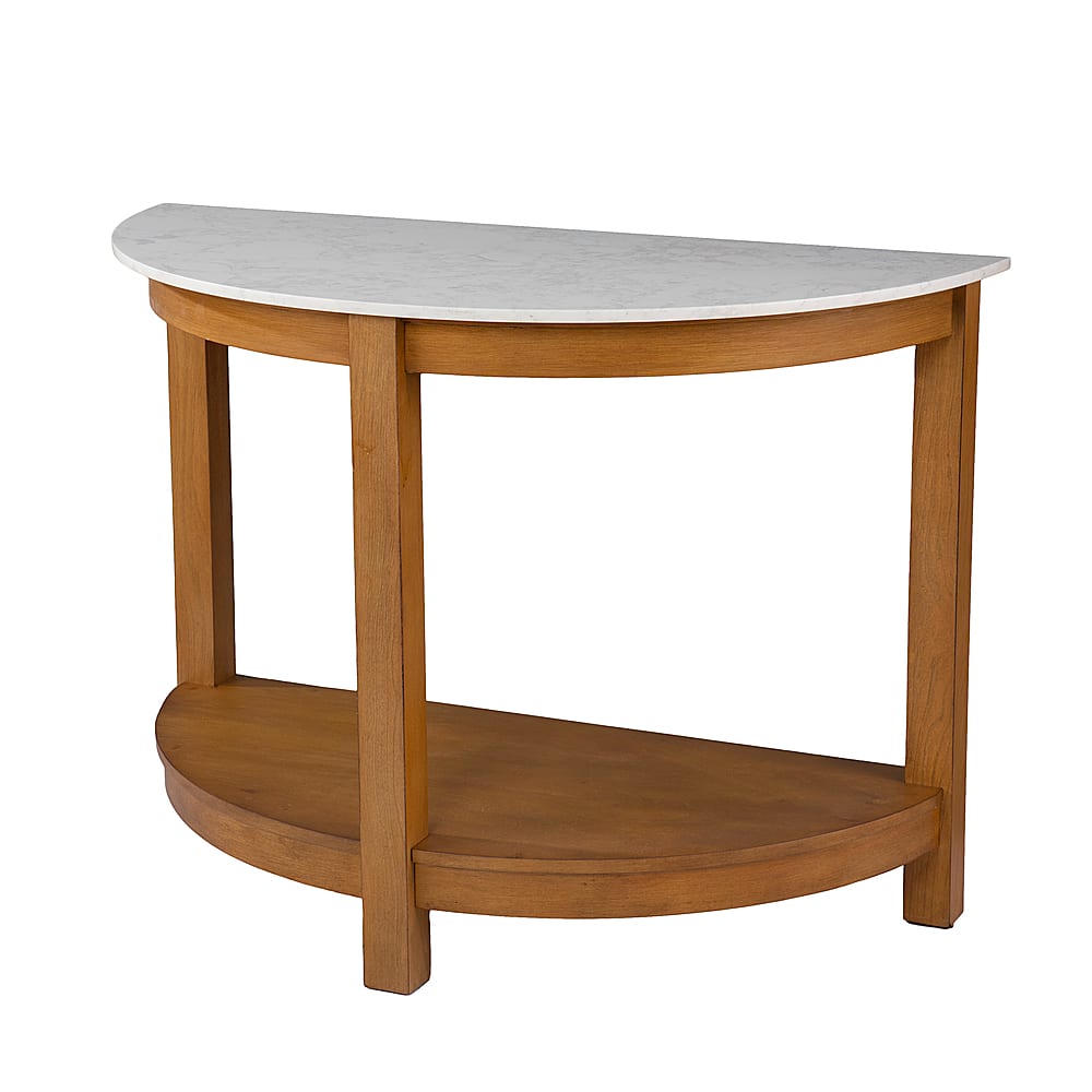 Angle View: Southern Enterprises - Chandlen Demilune Console Table