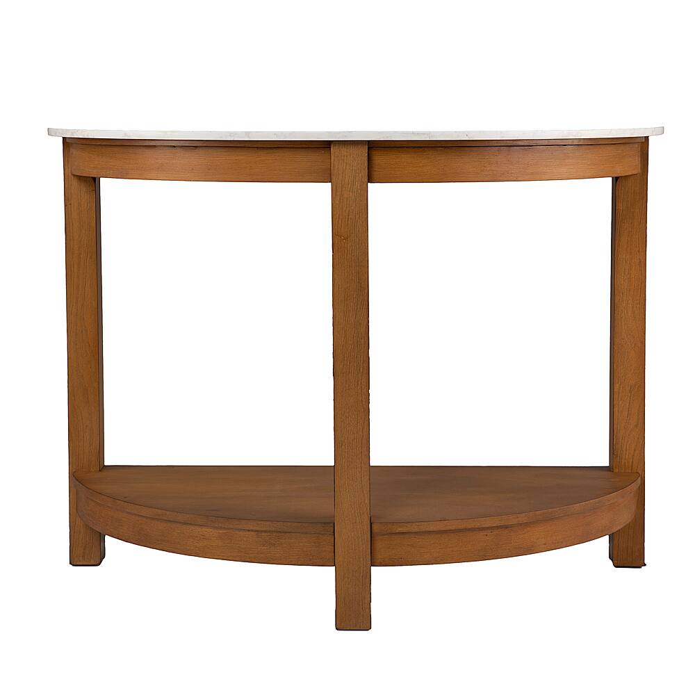 Left View: Southern Enterprises - Chandlen Demilune Console Table