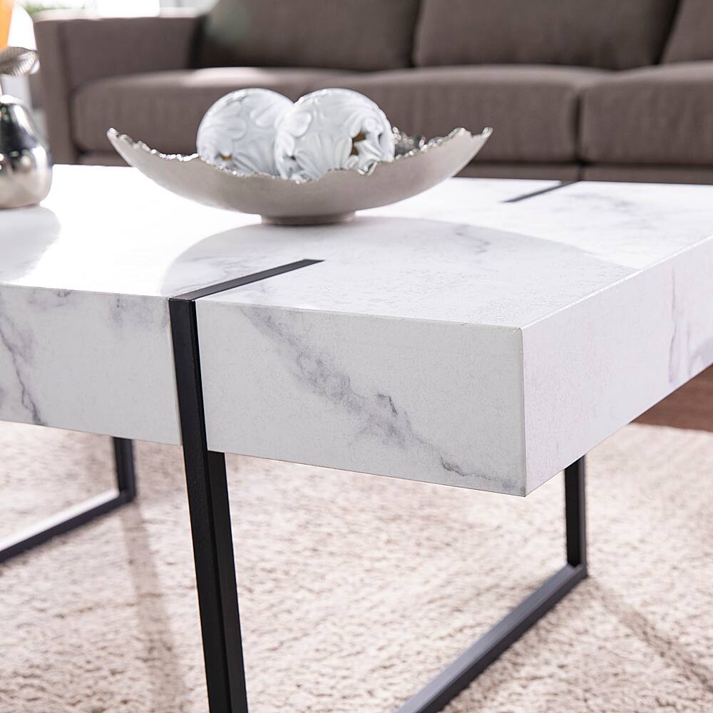 Best Buy: SEI Furniture Rangley Modern Faux Marble Cocktail Table CK1142700