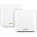 Front Zoom. ASUS - ZenWiFi ET8 Wireless-AX Wi-Fi Router - White.