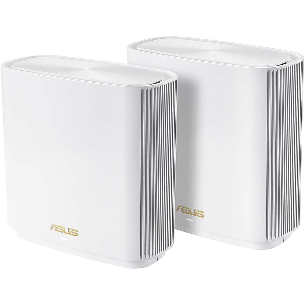 Alt View 12. ASUS - ZenWiFi ET8 Wireless-AX Wi-Fi Router - White.