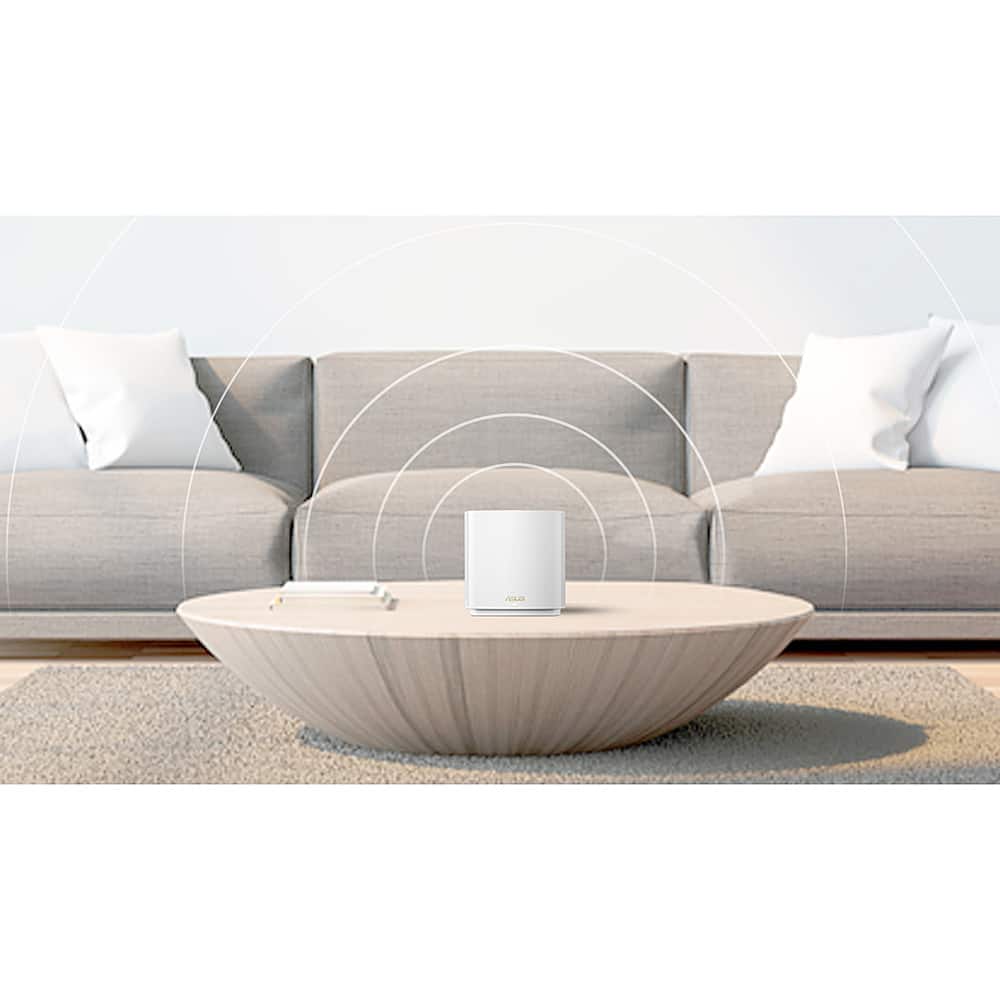 Alt View 40. ASUS - ZenWiFi ET8 Wireless-AX Wi-Fi Router - White.