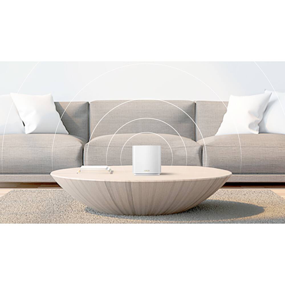 Alt View 40. ASUS - ZenWiFi ET8 Wireless-AX Wi-Fi Router - White.