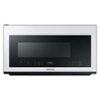 Samsung - BESPOKE 2.1 cu. ft. Over-the-Range Microwave with Sensor Cooking - White Glass