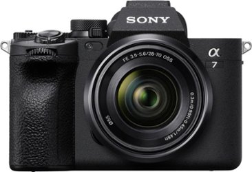 Sony - Alpha 7 IV Full-frame Mirrorless Interchangeable Lens Camera with SEL2870 Lens - Black - Front_Zoom