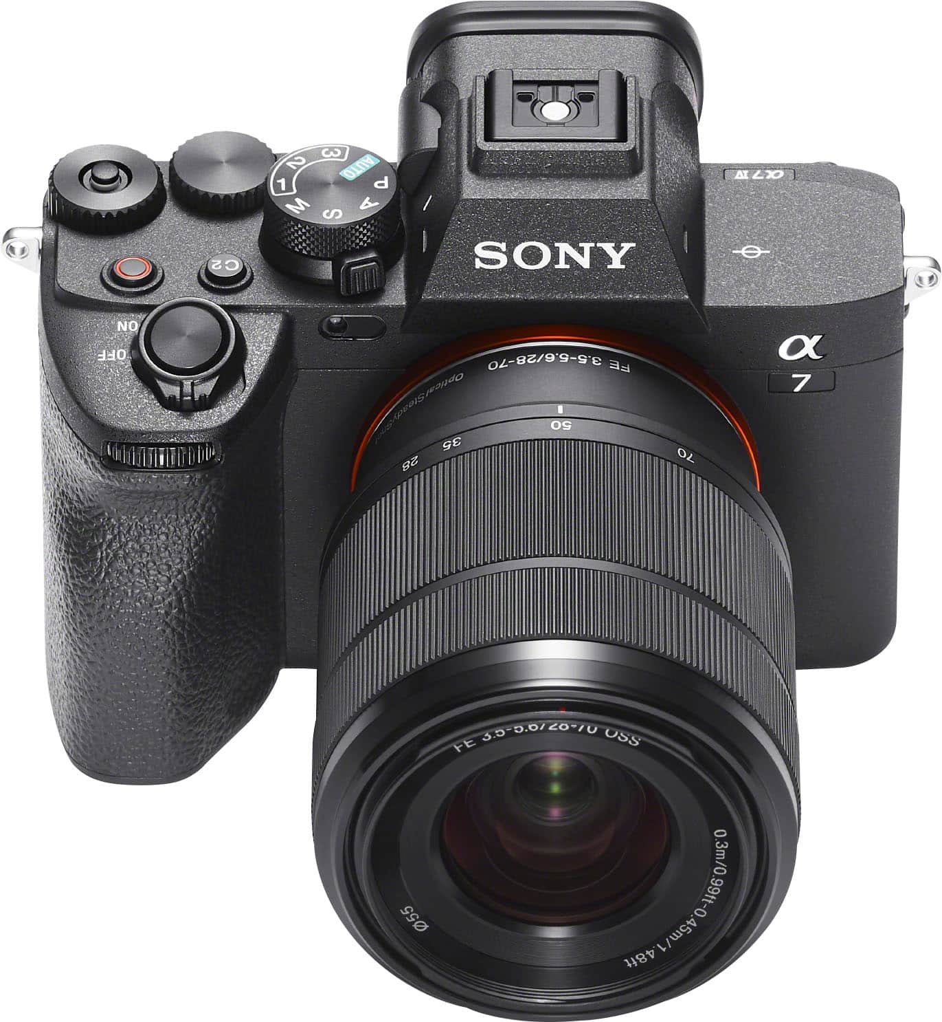 Alt View 2. Sony - Alpha 7 IV Full-frame Mirrorless Interchangeable Lens Camera with SEL2870 Lens - Black.