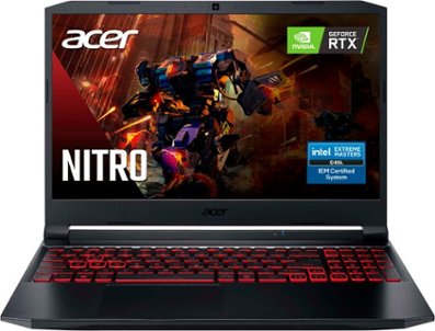 Acer - Nitro 5 - 15.6" FHD 144Hz IPS Gaming Laptop - Intel 11th Gen i7 - NVIDIA GeForce RTX 3050 Ti - 16GB DDR4 - 512GB SSD
