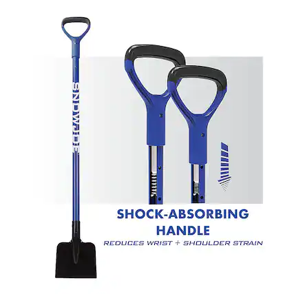 Front. Snow Joe - Snow Joe SJEG700 Spring Loaded Impact Reducing Steel Ice Chopper - Blue.