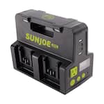 Sun Joe - iON+ Series 24V, 300-Watt Hot-Swap Inverter Generator Power Station (300 Wh Capacity) - Green