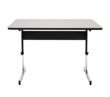Calico Designs - Adapta Height Adjustable Desk - 47" Wide - Spatter Grey - Front_Zoom