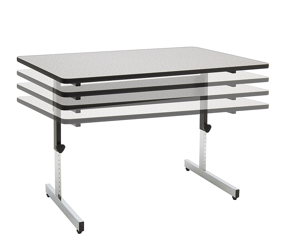 Livarno Home desk student height adjustableFeatures: height  adjustableDimensions: approx. W 110 x H 53.5-83 x D 59.5 cm –