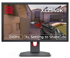 BenQ - ZOWIE XL2540K 24.5" TN LED 240Hz XL Setting to Share Esports Gaming Monitor - Black - Front_Zoom
