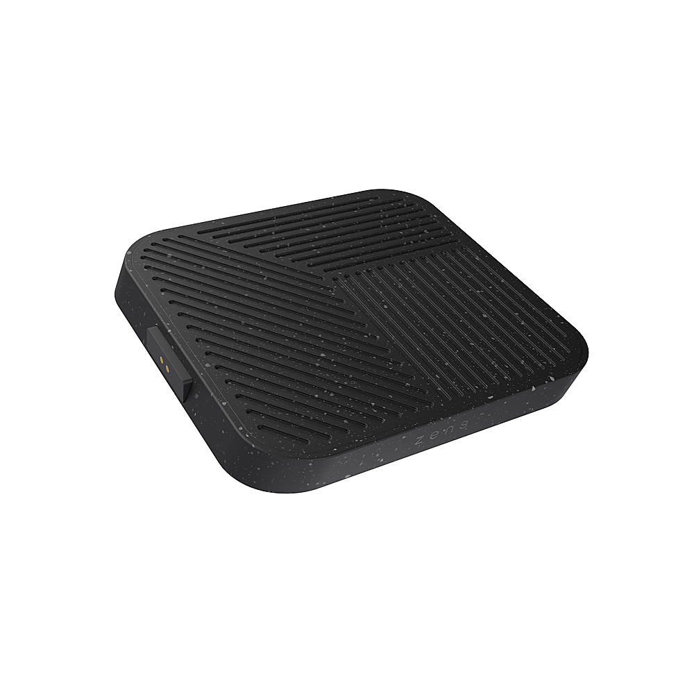 ZENS - Modular Single 15W Wireless Charger - Main Station with Wall Charger for Compatible Mobile Phones - Black
