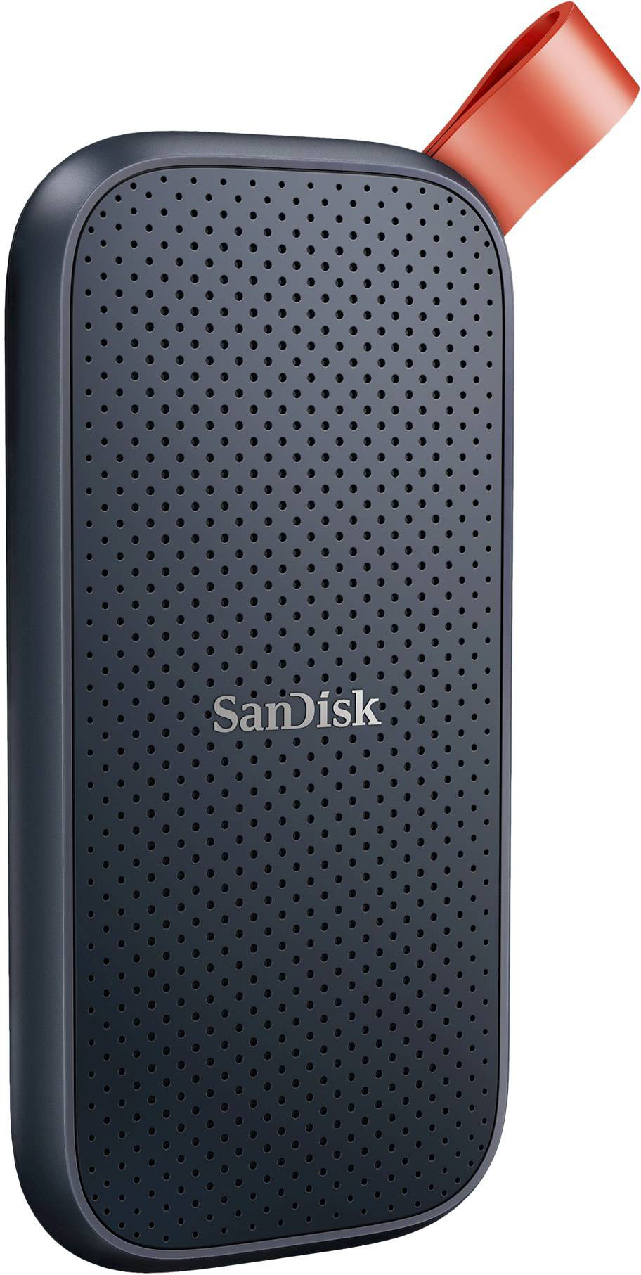 Angle View: Samsung - Geek Squad Certified Refurbished T7 2TB External USB 3.2 Gen 2 Portable Solid State Drive with Hardware Encryption - Indigo Blue