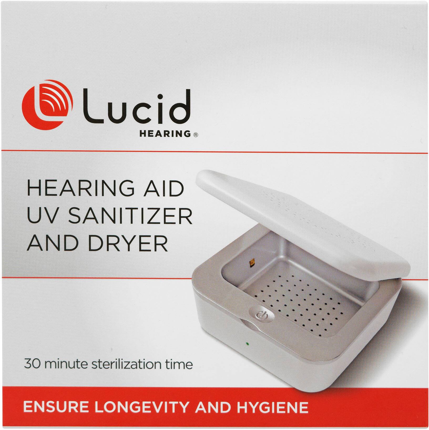 Best Buy: Lucid Hearing Hearing Aid UV Dryer & Dehumidifier WHITE HLT ...