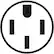 Alt View 18. Juicebox - J1772 Level 2 NEMA 14-50 Electric Vehicle (EV) Charger - up to 40A - 25' - White.