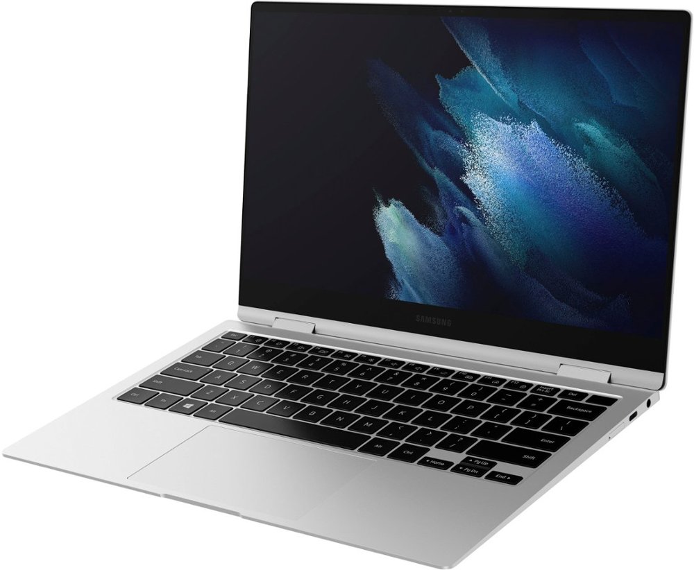 Zoom in on Alt View Zoom 11. Samsung - Galaxy Book Pro 360 5G 13.3" AMOLED Touch Screen  - Intel® Core™ i5-1130G7 - 8GB Memory -  256GB SSD - Mystic Silver.