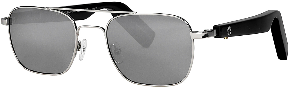 Angle View: Lucyd - Lyte Titanium Bluetooth Audio Sunglasses - Starman