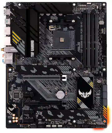 Front. ASUS - TUF GAMING B550-PLUS WIFI II AMD B550 (Ryzen AM4) ATX gaming motherboard with PCIe 4.0.