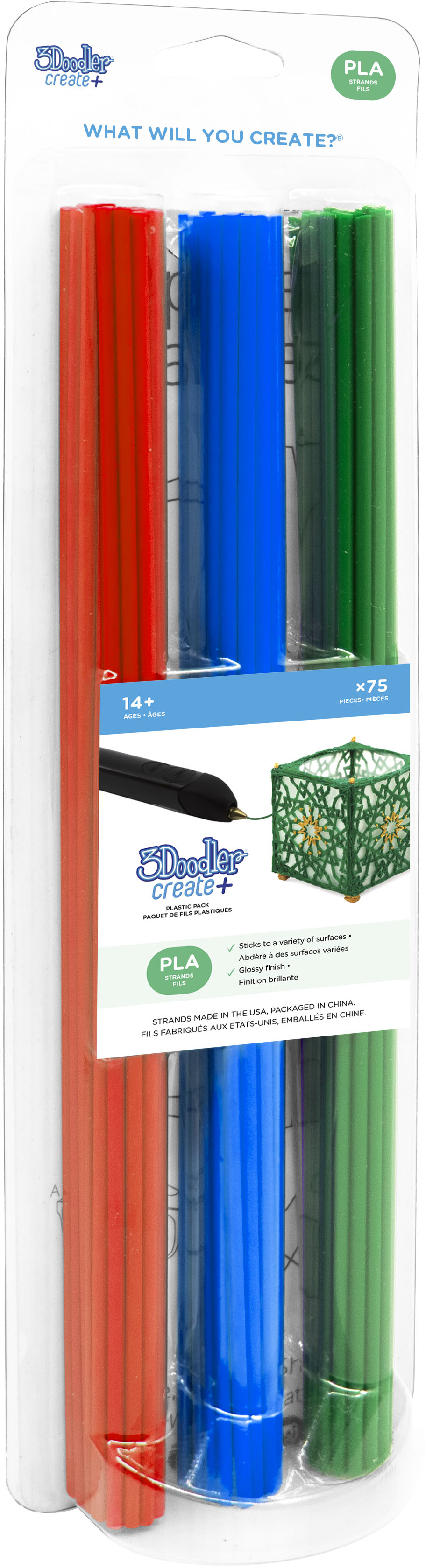 3Doodler Create PLA Plastic Polar Ice