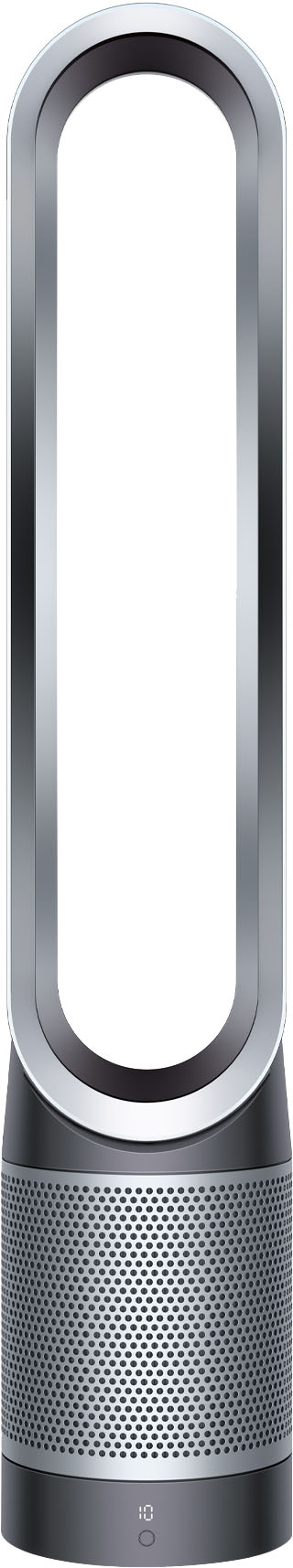 Angle View: Dyson - Purifier Hot+Cool Link - HP02 - Air Purifier, Heater and Fan - White/Silver