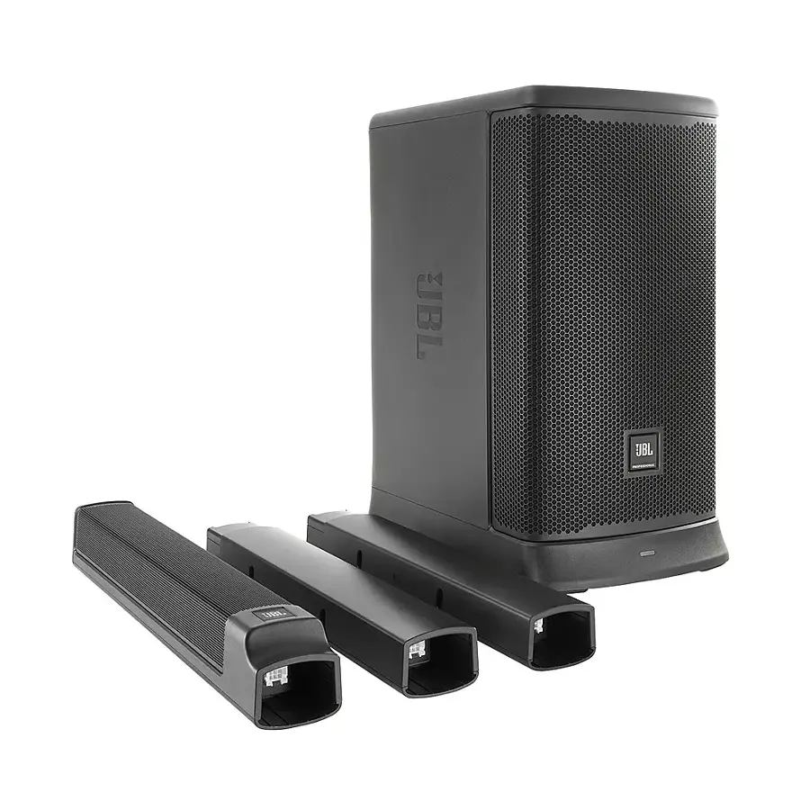 Alt View 13. JBL - EON ONE MK2 Portable All-In-One Column PA Speaker System with Rechargeable Battery, 5 Channel Mixer and DSP - Black.