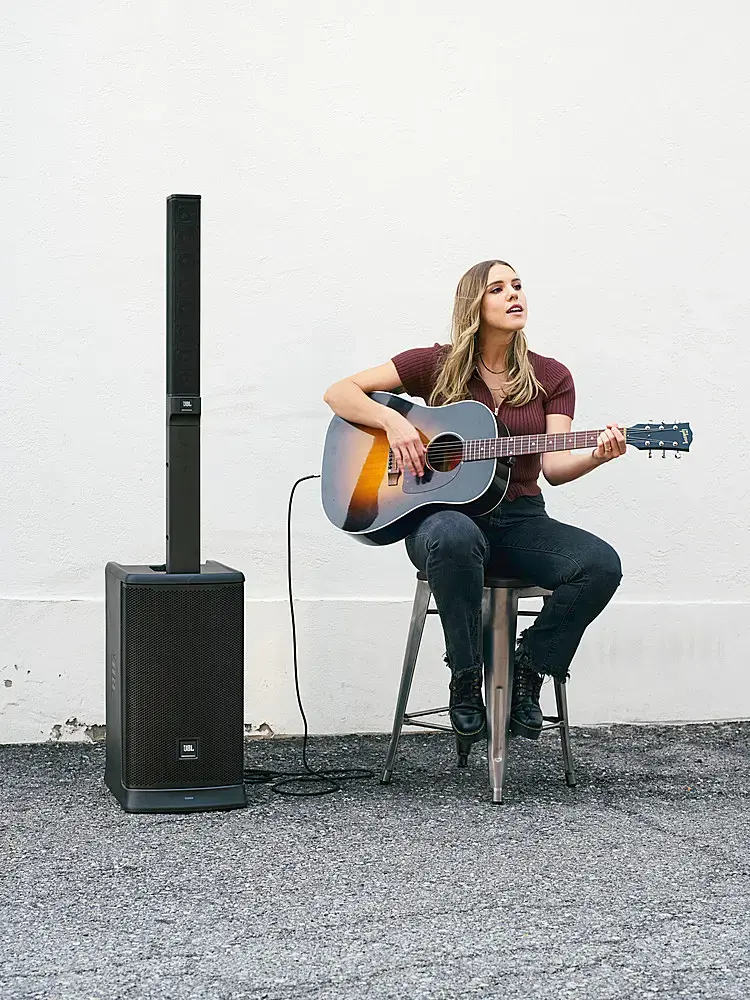 Alt View 14. JBL - EON ONE MK2 Portable All-In-One Column PA Speaker System with Rechargeable Battery, 5 Channel Mixer and DSP - Black.