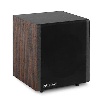 Angle. Victrola - Premiere S1 Subwoofer - Espresso.