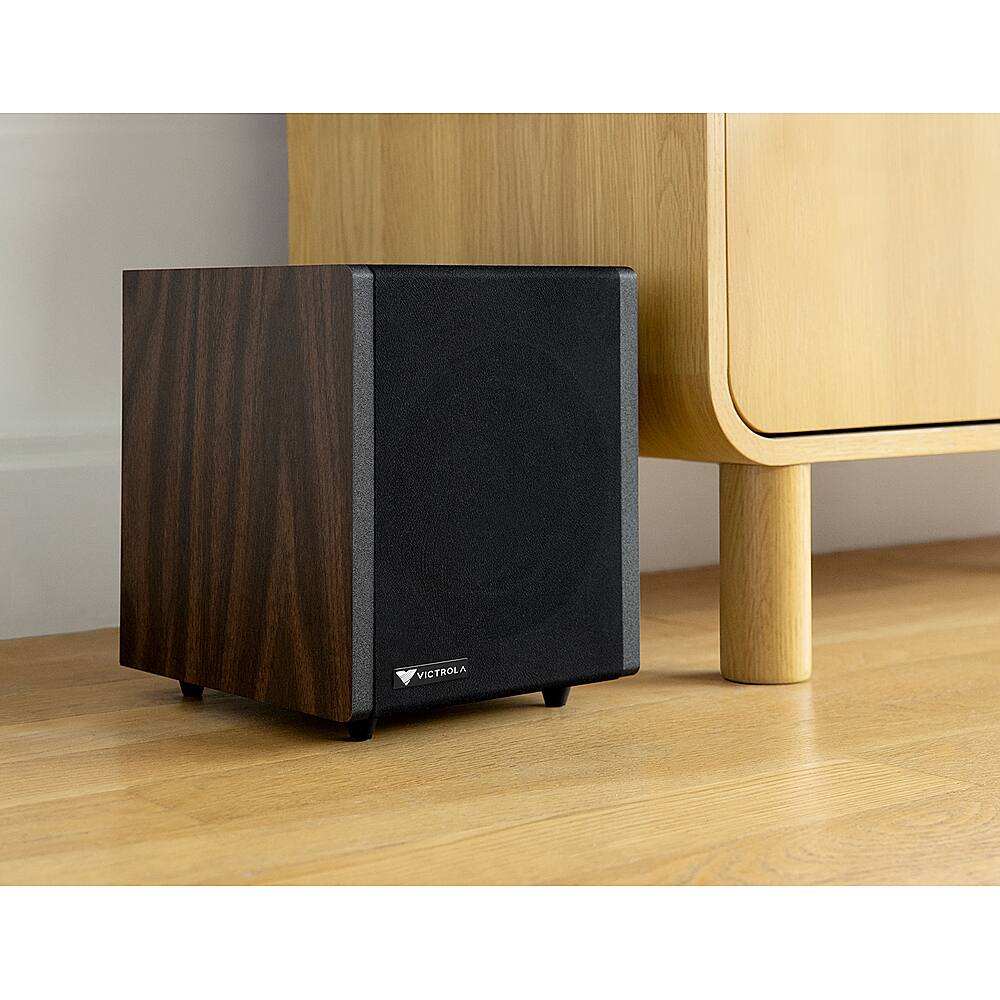 Alt View 11. Victrola - Premiere S1 Subwoofer - Espresso.
